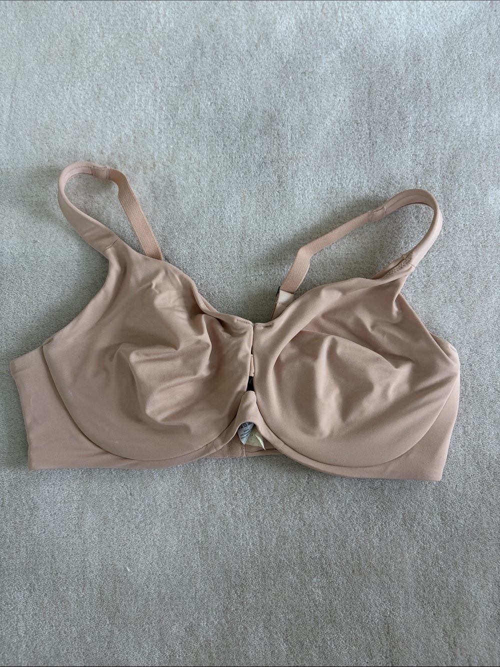 SPANX Low Profile Minimizer Everyday Comfort Nude Underwire Bra